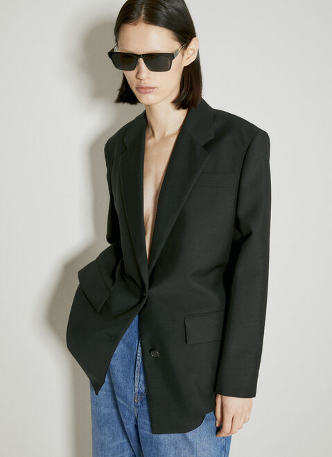 Prada Metal Frame Sunglasses Black pra0255003