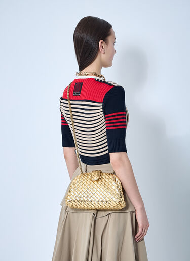 Bottega Veneta Teen Lauren 1980 Shoulder Bag Gold bov0259075