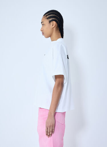 Balenciaga 徽标图案短款 T 恤 黑色 bal0259065