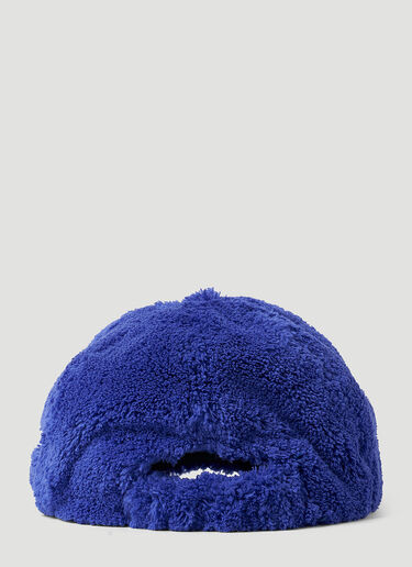 Marni Faux Fur Cap Blue mni0152012