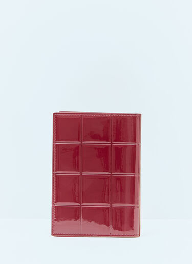 Saint Laurent 漆皮绗缝双折钱夹  红色 sla0258032