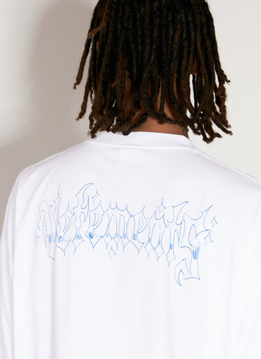 VETEMENTS Scribbled Teen T-Shirt White vet0156001