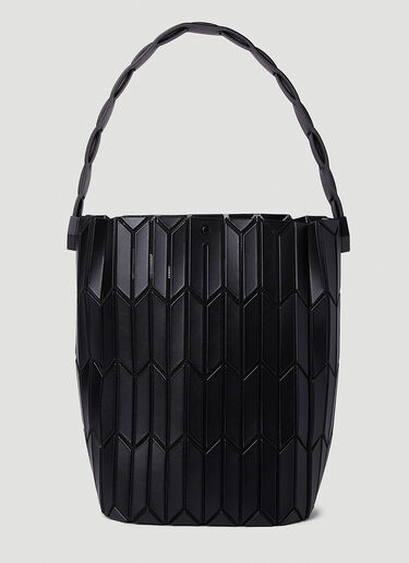 Bao Bao Issey Miyake マットバケットハンドバッグ ブラック bao0251001