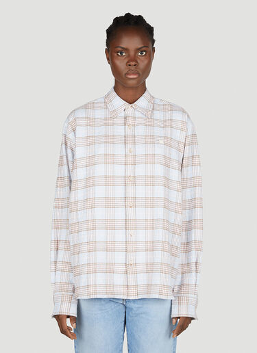 Acne Studios Check Shirt Blue acn0251031