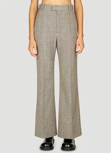 Bottega Veneta Knotted Melange Pants Grey bov0253081