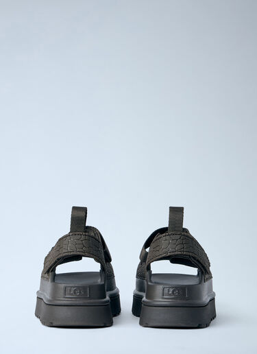 UGG W Goldenglow Embossed Sandals Brown ugg0264020