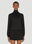 Balenciaga Logo Plaque Roll Neck Knit Dress Pink bal0252056