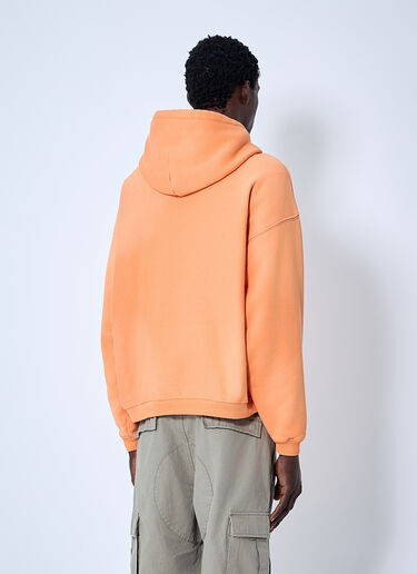 Stüssy ロゴモチーフ フード付きスウェットシャツ  オレンジ sts0160010