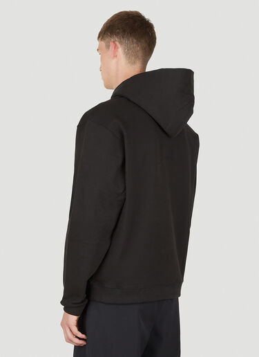 Kenzo Logo Patch Hooded Sweatshirt Black knz0150011