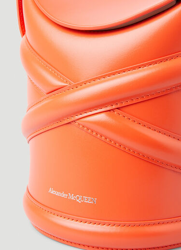 Alexander McQueen Curve Shoulder Bag Orange amq0250010