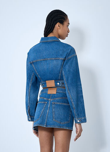 Alexander Wang Wrapped Tucker Jacket Blue awg0260009