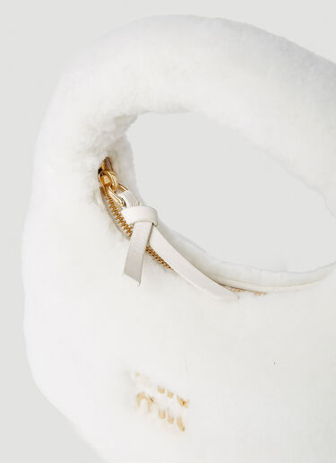 Miu Miu Fluffy Handbag White miu0252041