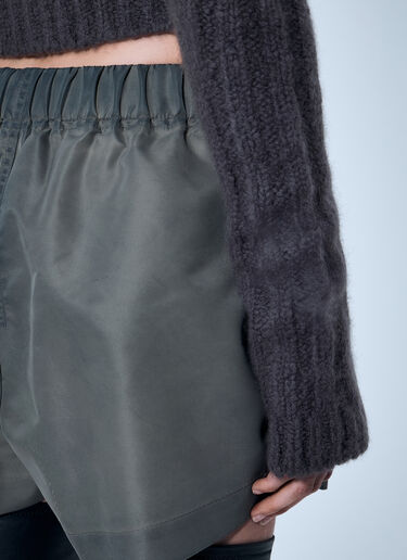 Rick Owens Elasticated Waist Shorts Grey ric0266004