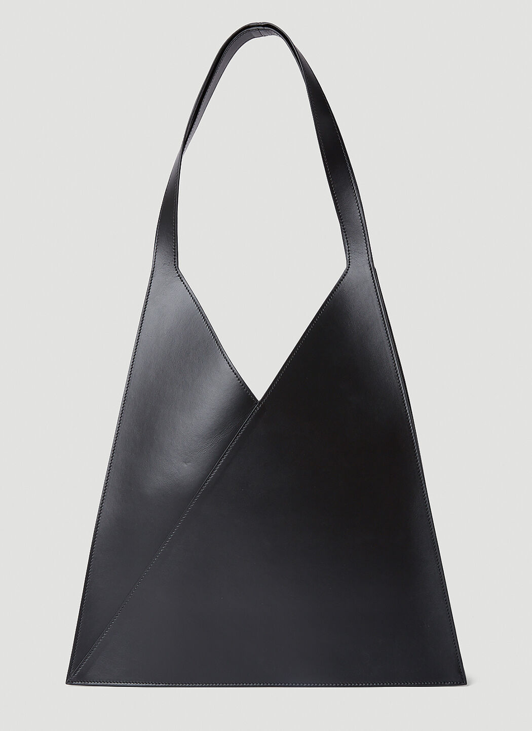 mm6 japanese triangle cow leather large