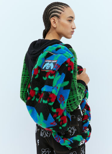 Fleece Shoulder Bag Chopova Lowena Fleece Shoulder Bag Blue cho0254012