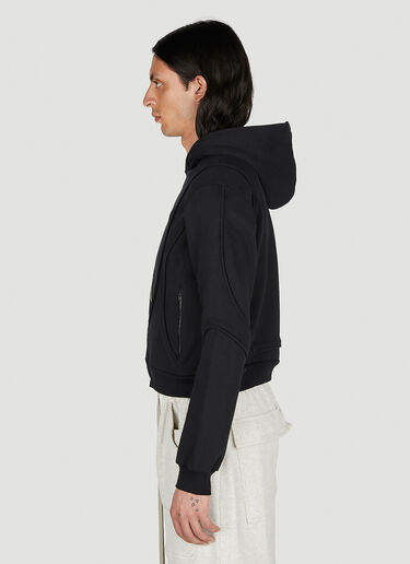 Mainline:RUS/Fr.CA/DE Piping Hooded Sweatshirt Black mai0352007