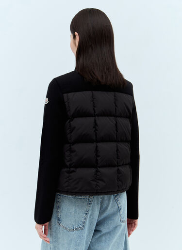 Moncler 패딩 마감 집업 가디건 블랙 mon0257051