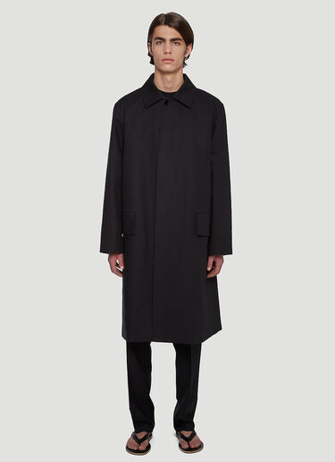 Jil Sander Single-Breasted Coat Black jil0143004