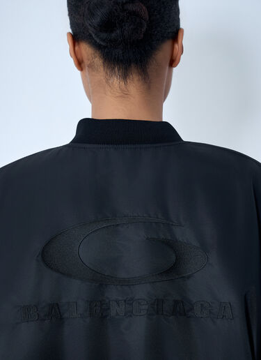 Balenciaga Zip-Front Bomber Jacket Black bal0263011