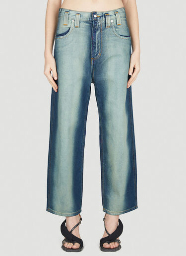 Eckhaus Latta Baggy Jeans Blue eck0351004