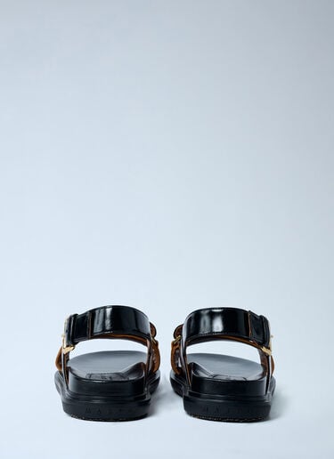 Fussbett Leather Sandals Marni Fussbett Leather Sandals Black mni0263015