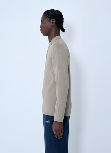 adidas SPZL Logo Patch Polo Shirt Beige adi0162159