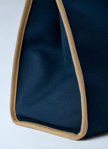Canvas Logo Tote Bag Moncler Canvas Logo Tote Bag Navy mon0164044