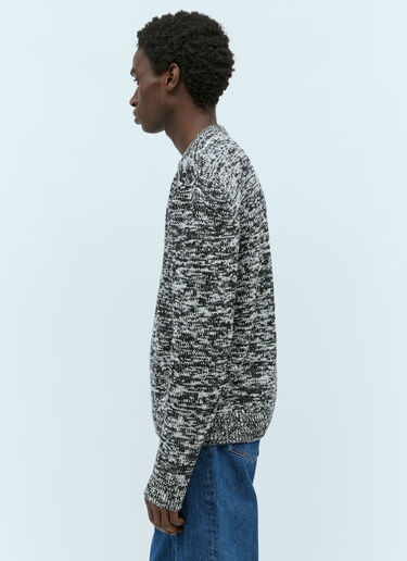 A.P.C. Marled Knit Sweater Grey apc0155006