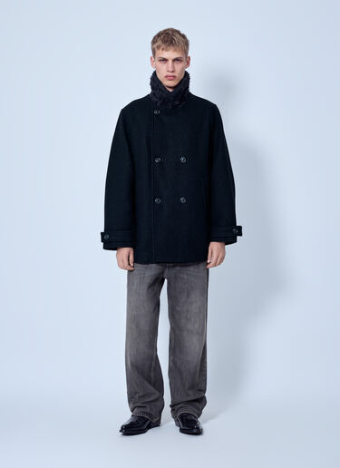 Our Legacy Wage Peacoat Black our0165029