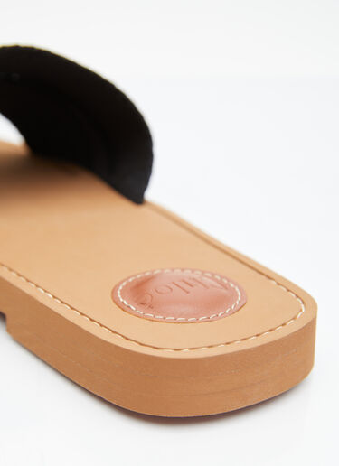 Chloé Woody Slides Black chl0255039