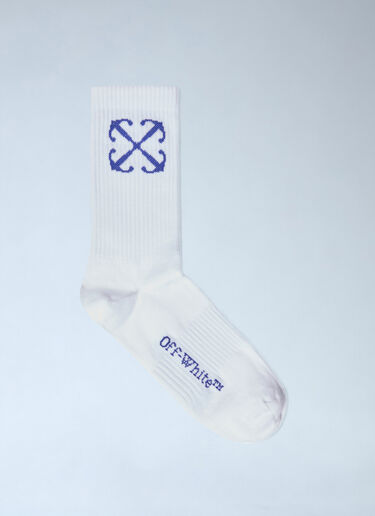 Off-White Arrow Mid Calf Socks White ofw0160115