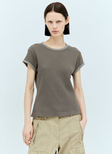 Acne Studios Waffle T-Shirt Grey acn0255017