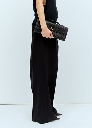 Bottega Veneta Long Andiamo Clutch Black bov0256001