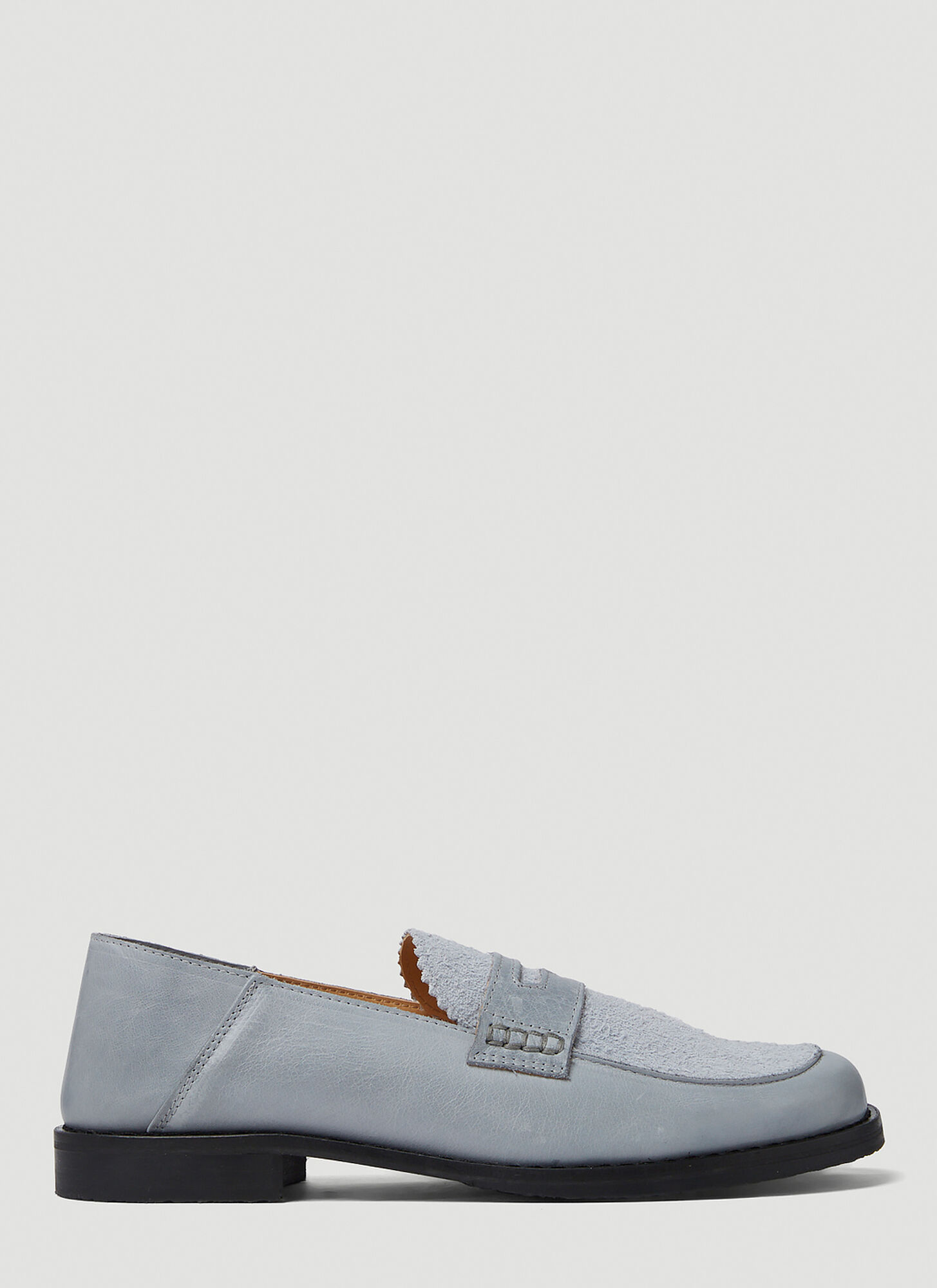 Shop Eytys Otello Loafers In Grey
