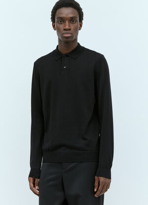 A.P.C. Wool Jerry Polo Sweater Green apc0156004