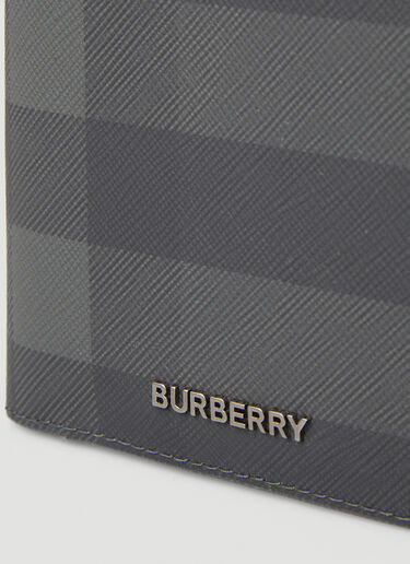Burberry 条纹双折钱包 灰 bur0149114