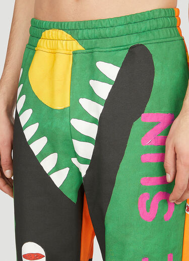 Walter Van Beirendonck Banner Track Pants Green wlt0152018