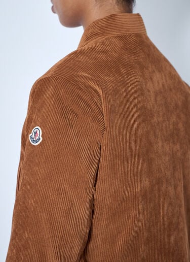 LN-CC® - Moncler: Blageon Corduroy Reversible Down Jacket - Brown Moncler Blageon Corduroy Reversible Down Jacket Brown mon0265061