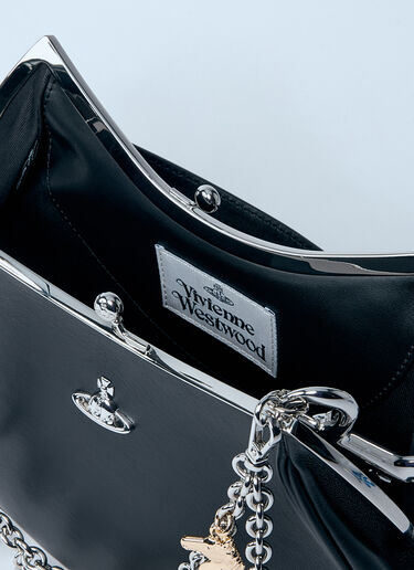 Vivienne Westwood 吊饰带框手提包  黑色 vvw0260015
