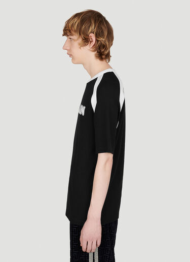 Balmain Retro Logo T-Shirt Black bln0153001