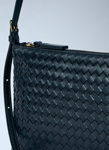 LN-CC® - Bottega Veneta: Intrecciato Piccolo Medium Pouch - Black Bottega Veneta Intrecciato Piccolo Medium Pouch Black bov0265049