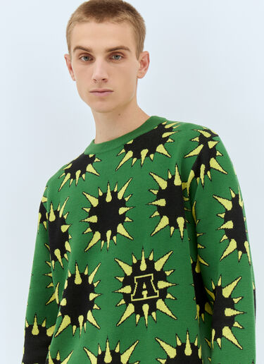 Awake NY Spike Sweater Green awk0159008