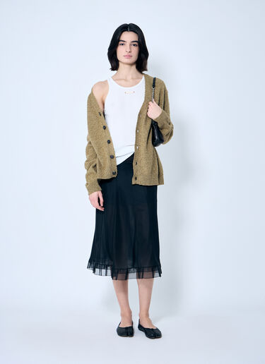Maison Margiela 徽标贴饰背心上衣  白色 mla0259006
