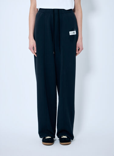 MM6 Maison Margiela Logo Patch Track Pants Black mmm0259010