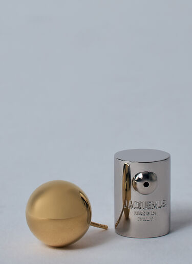 Jacquemus Les Boucles Perlina Earrings Gold jac0260041