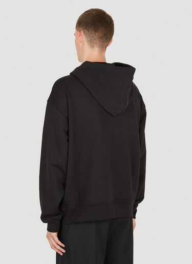 Vivienne Westwood Rugged Zip Hooded Sweatshirt Black vvw0350005