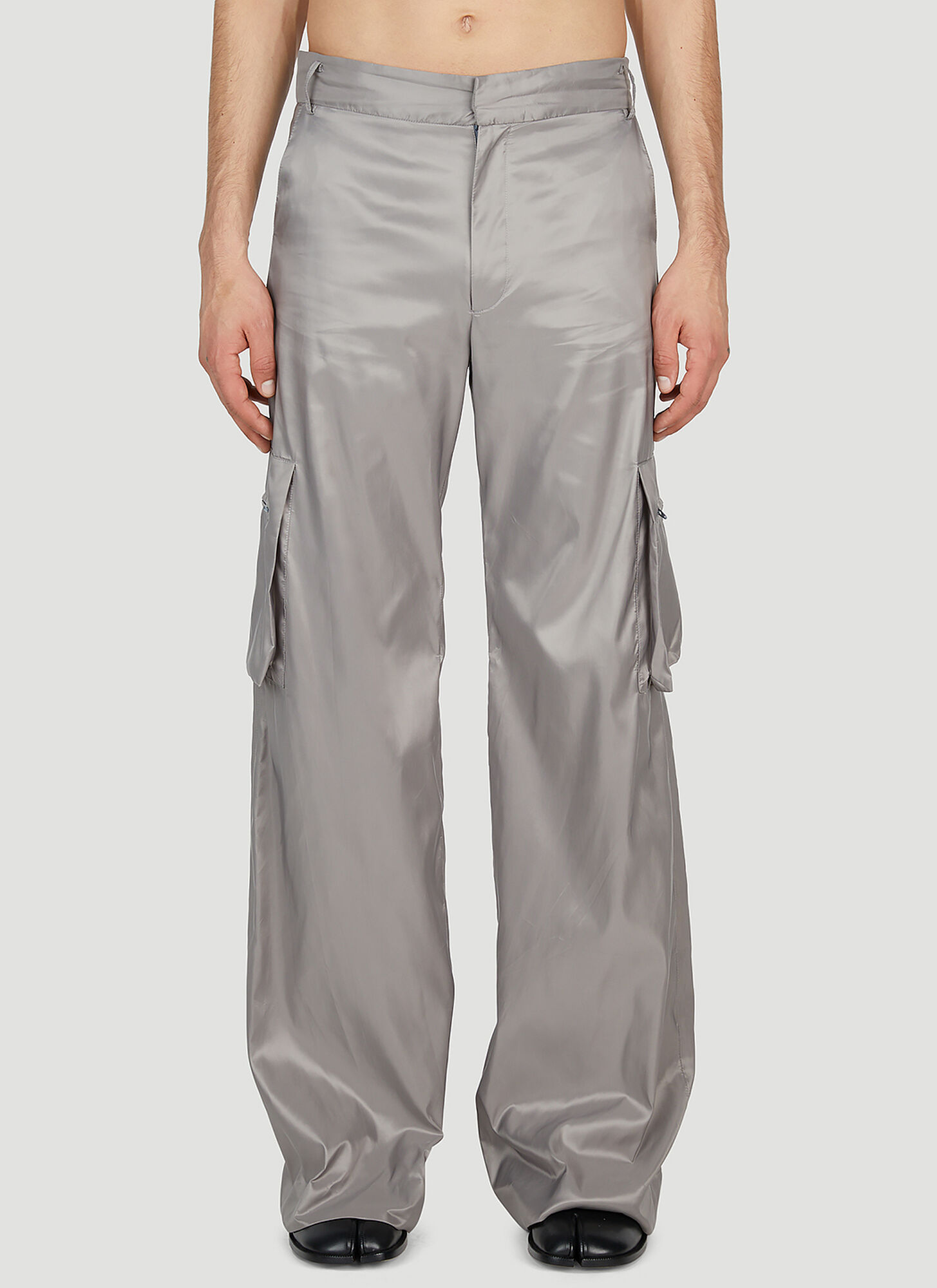Aaron Esh Cargo Pants Male Grey