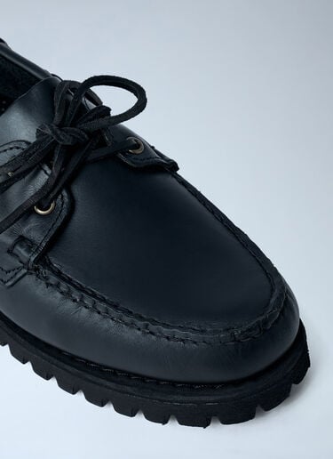 Ranger Waxy Boat Shoes Sebago Ranger Waxy Boat Shoes Black seb0162002