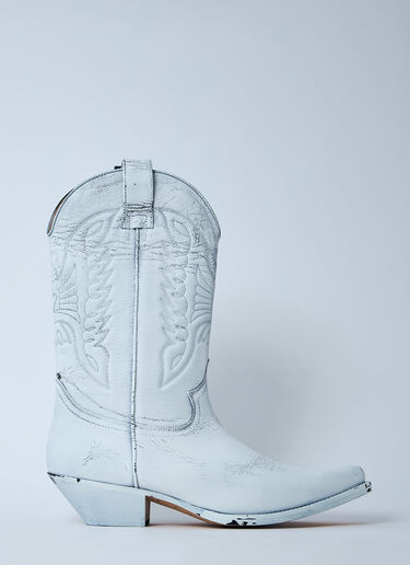 MM6 Maison Margiela Florence Cowboy Boots Black mmm0160006