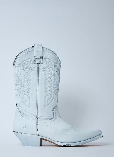 Florence Cowboy Boots MM6 Maison Margiela Florence Cowboy Boots Black mmm0160006